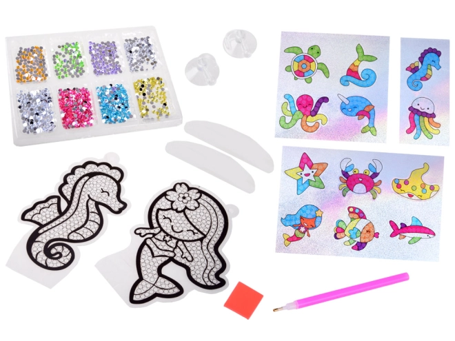 Komplettes Kreativset mit Meeresmotiven