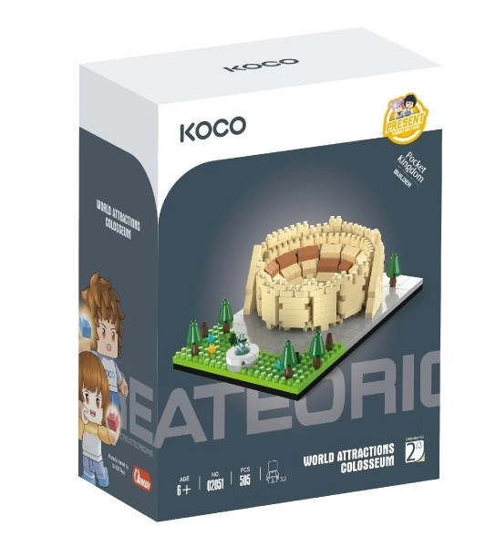 Konstruktionsspielzeug KOCO Kolosseum Mini Kunststoff