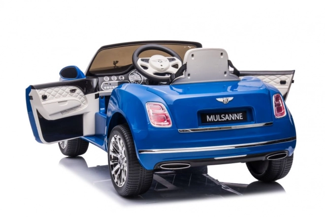 Elektrisches Kinderauto Bentley Mulsanne blau lackiert