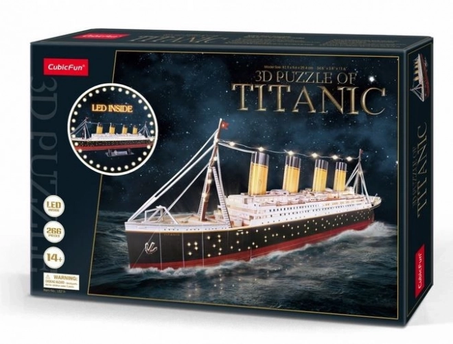 3D Puzzle Titanic mit LED