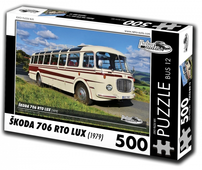 Retro-Auto Puzzle Bus Škoda 706 RTO Lux