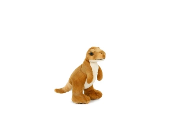 Brauner Plüschdinosaurier 20 cm