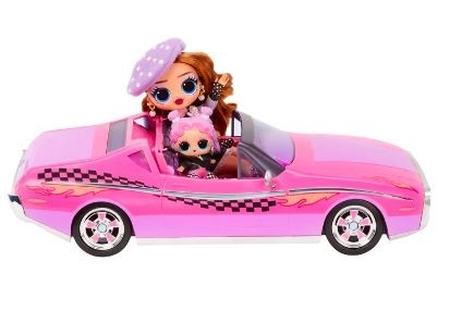 Stylisches Retro-Cabrio für zwei Puppen