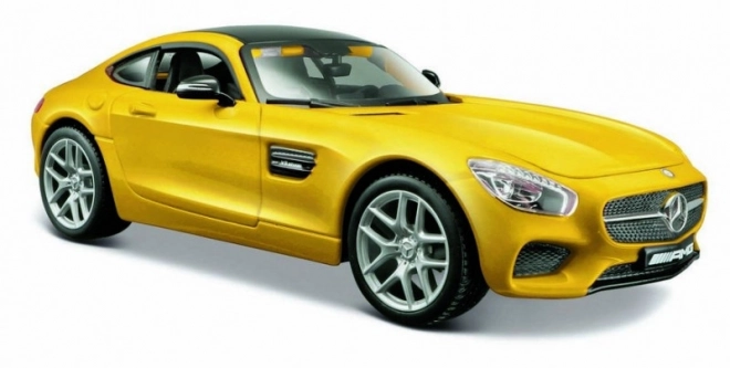 Maisto mercedes-amg gt modellauto gelb