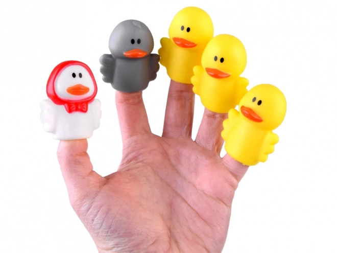 Enten-Fingerpuppen für Kinder