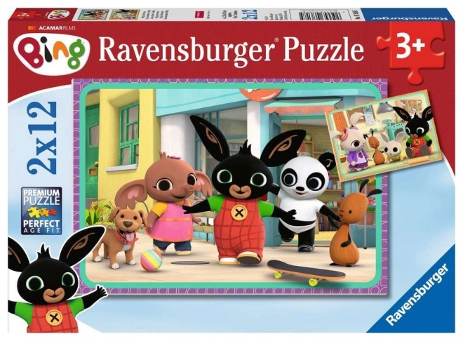 Ravensburger Puzzle BING 2x12 Teile