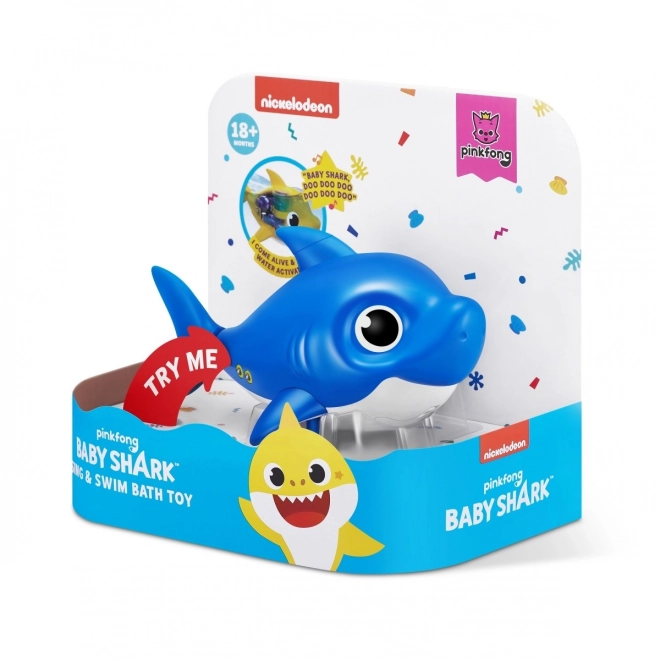 Robo Alive Junior Schwimmender Roboterhai Blau