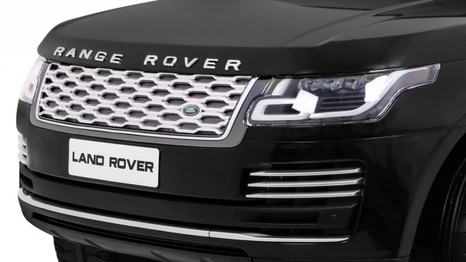 Range Rover HSE 2-sitziges Kinderauto Schwarz + Fernbedienung + 5 Gurte + Audio-Panel + LED-Diode