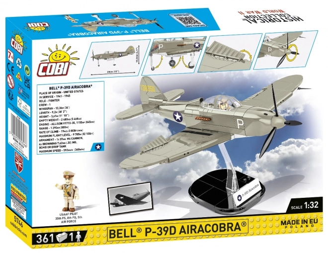 Cobi Modellbausatz Bell P-39D Airacobra