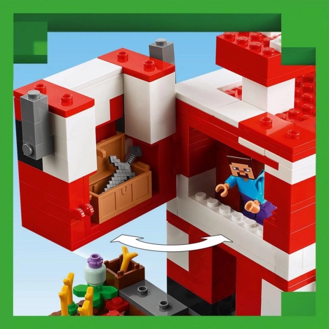 Lego Minecraft Pilzkühenhaus