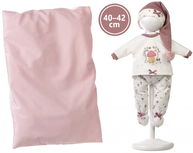 Realistische Babypuppe mit Geräuschen und weichem Stoffkörper - 42 cm