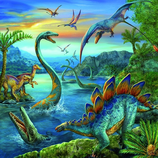 Ravensburger Dinosaurier Puzzle 3x49 Teile