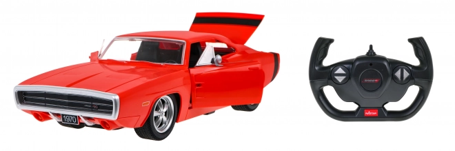 Ferngesteuertes Auto 1970 Dodge Charger RT Rot Rastar Modell 1:16