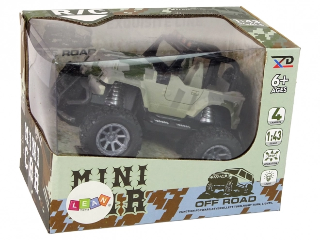 Geländewagen Offroad RC im Maßstab 1:43 Camouflage