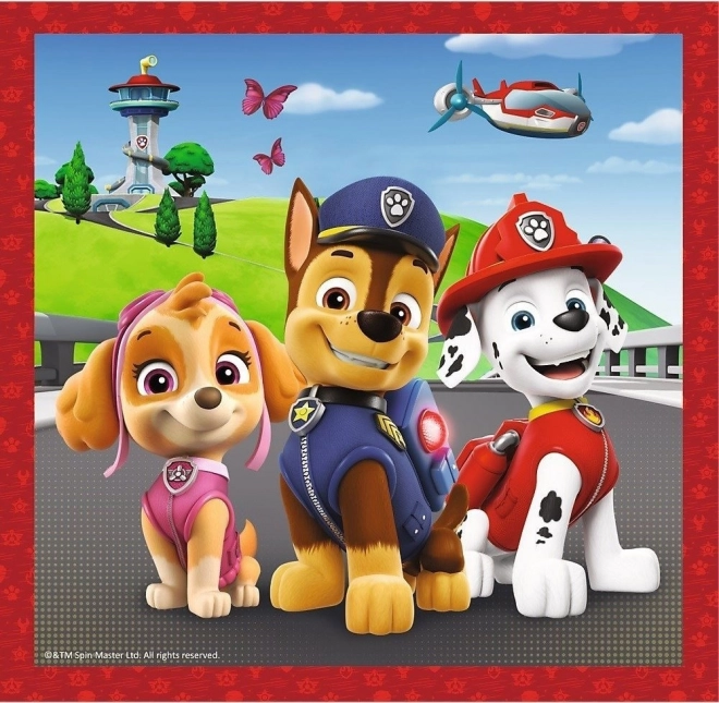 Fröhliche Hundchen Puzzle 3-in-1, PAW Patrol