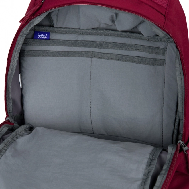 Baagl Rucksack Dash Burgunderrot