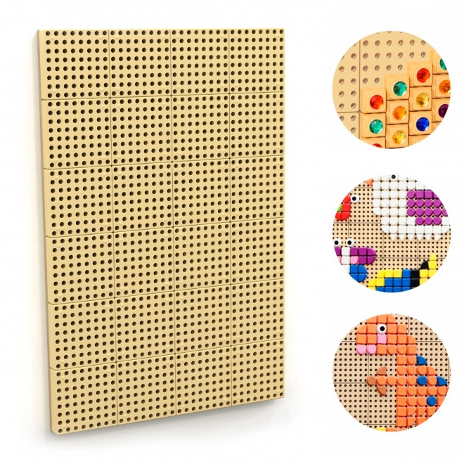 Masterkidz kreative STEM-Wandtafel mit Montageset 120x80cm