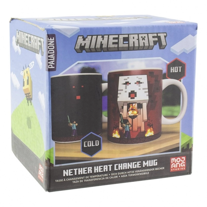 Tasse mit wechselndem Motiv Minecraft Nether