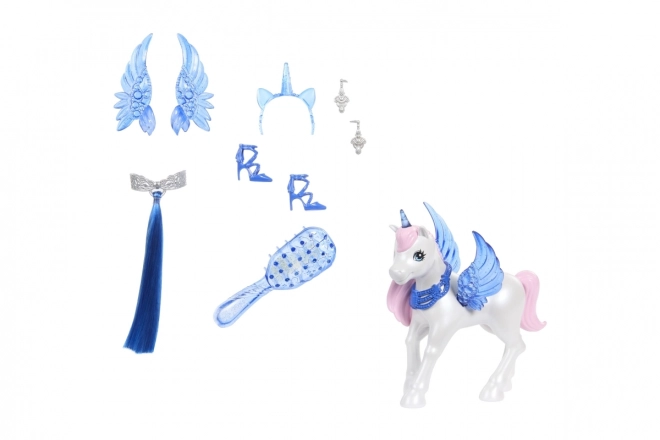 Barbie Prinzessin Sapphire mit geflügeltem Einhorn