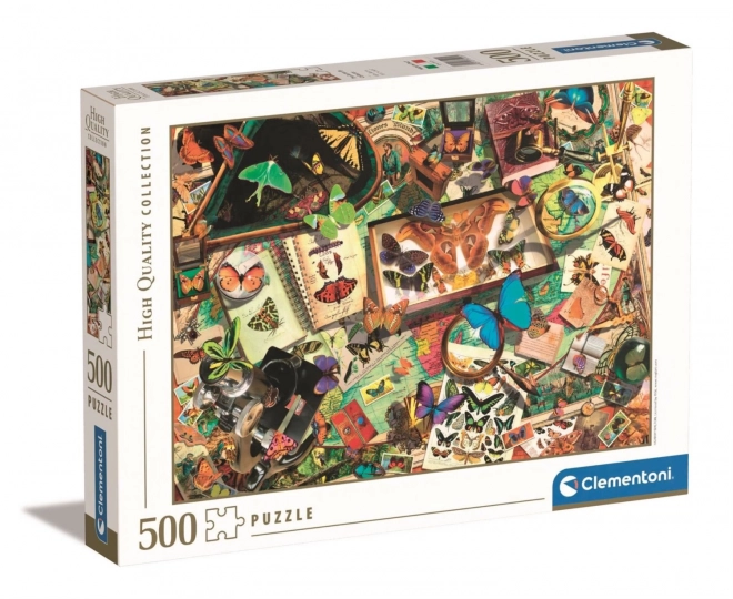 Clementoni Puzzle Schmetterlingssammler 500 Teile