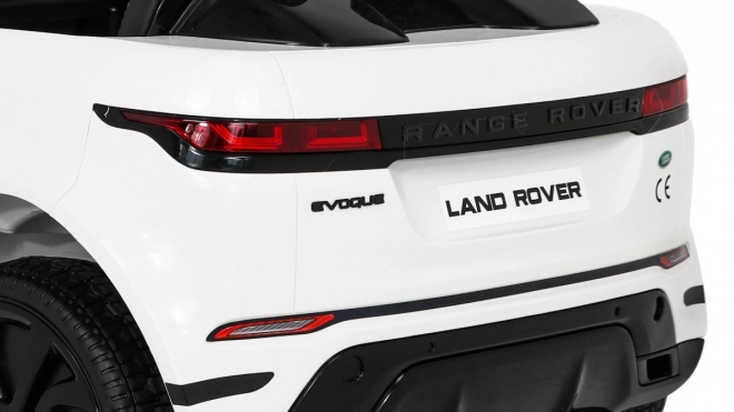 Elektrisches Auto Range Rover Evoque weiß