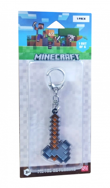 Minecraft Metallschlüsselanhänger