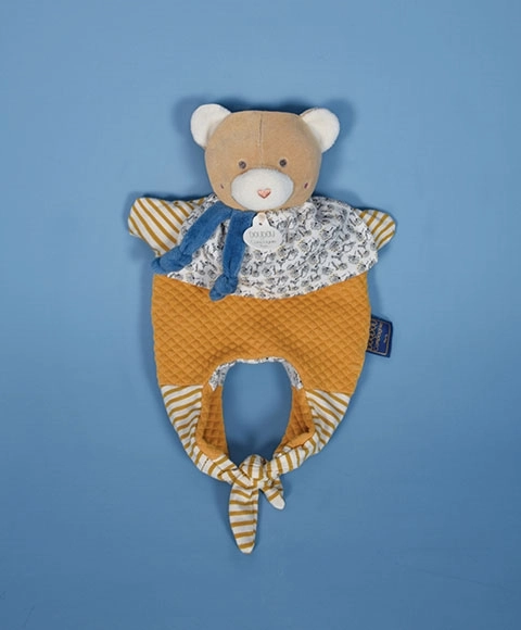 Doudou Teddy in Tasche 3-in-1