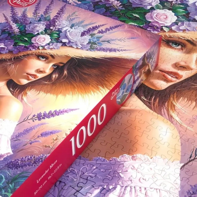 Puzzle Lavendelmuse 1000 Teile