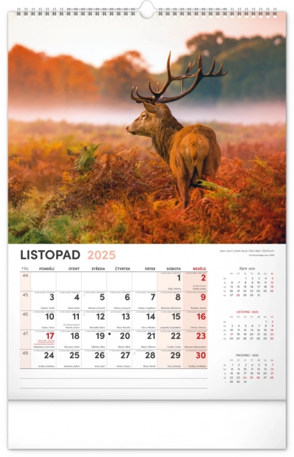 Wandkalender Jagd 2025