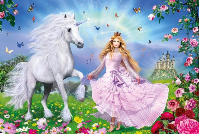 Schmidt Puzzle Prinzessin Einhorn 100 Teile