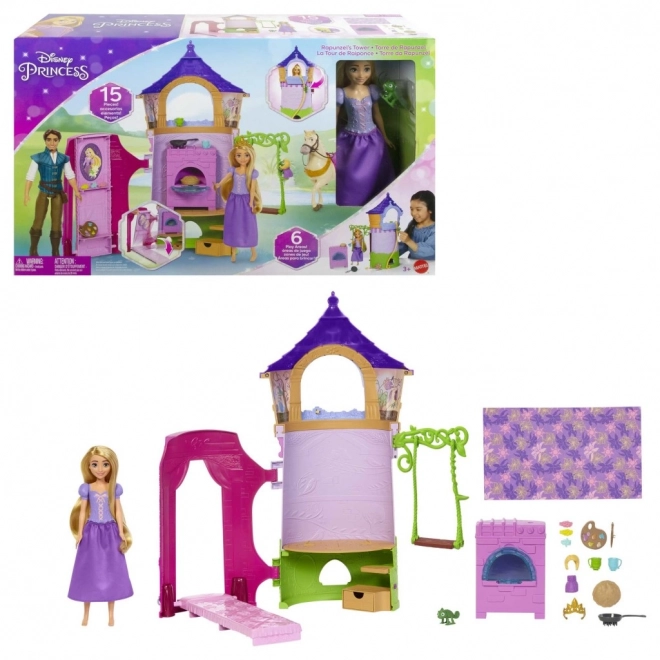 Spielset Turm mit Puppe Cinderella