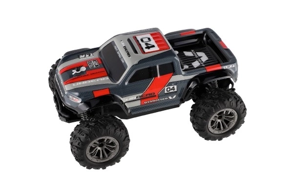 RC Auto Geländewagen Pick Up Grau-Rot