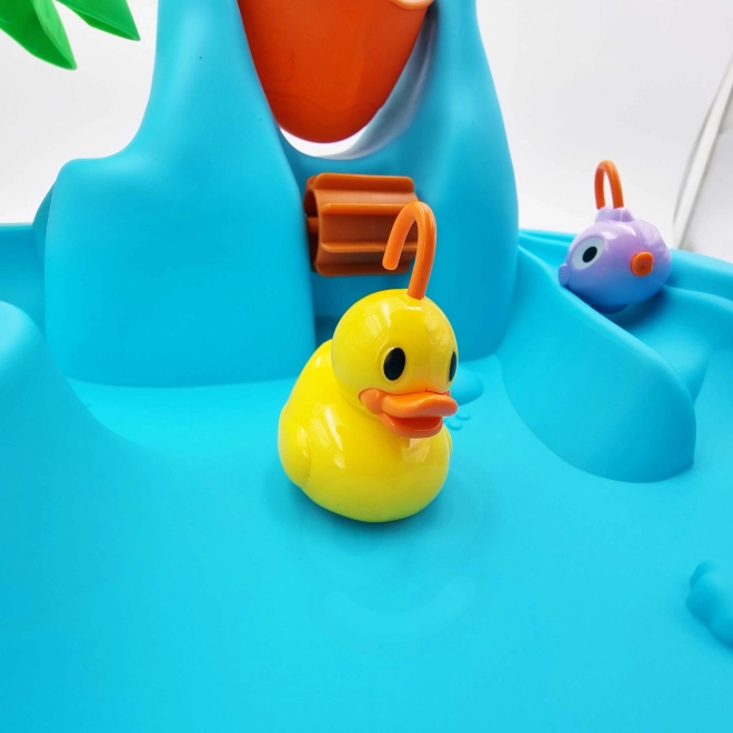 Woopie Wasser Spieltisch 2-in-1 Fischfang-Spiel mit Wasserfall