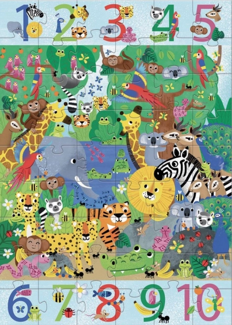 DJECO Puzzle Dschungel 54 Teile