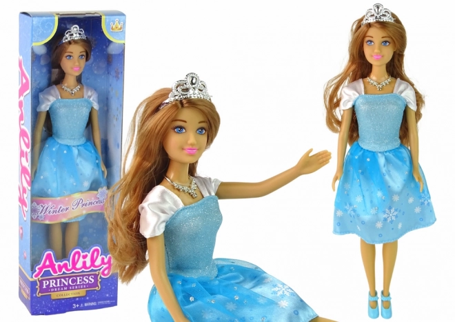 Kinderspielzeug Anlily Prinzessin Puppe Blau