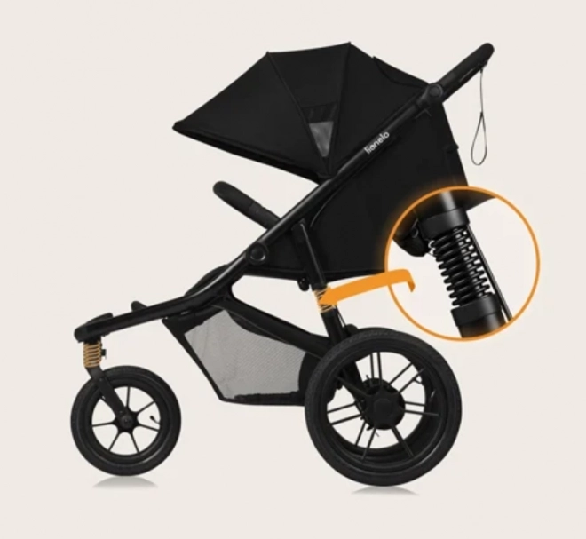 Sportkinderwagen Lionelo Azura Schwarzer Onyx
