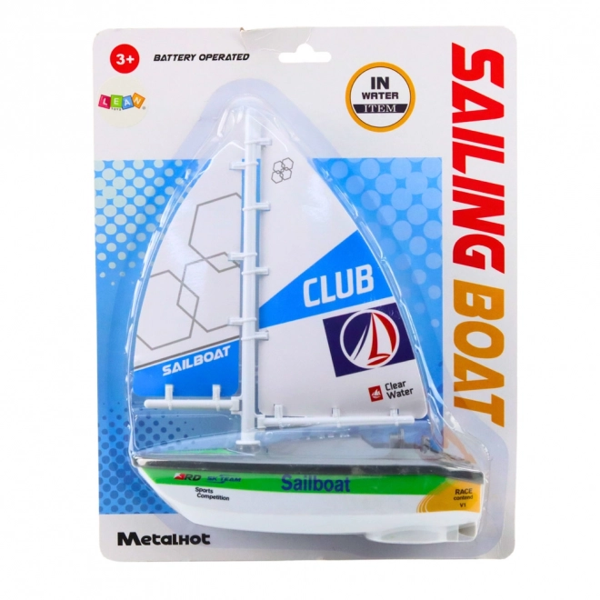 Segelboot mit Turbinenantrieb für Kinder