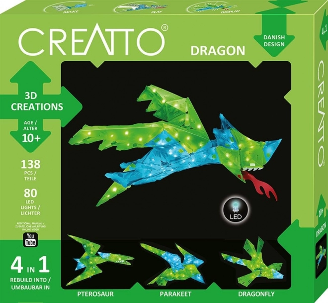 Kreativset Creatto Leuchtender Drache