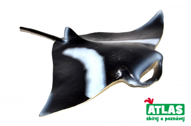 Handbemalte Mantarochen Figur 12 cm