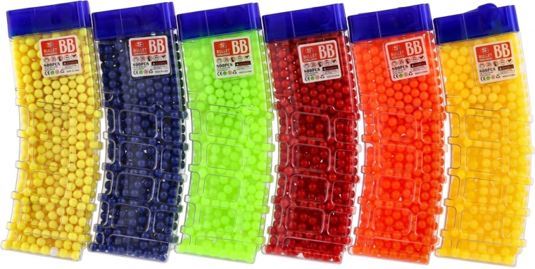 Sechs leuchtende Farben für noch mehr Spielspaß