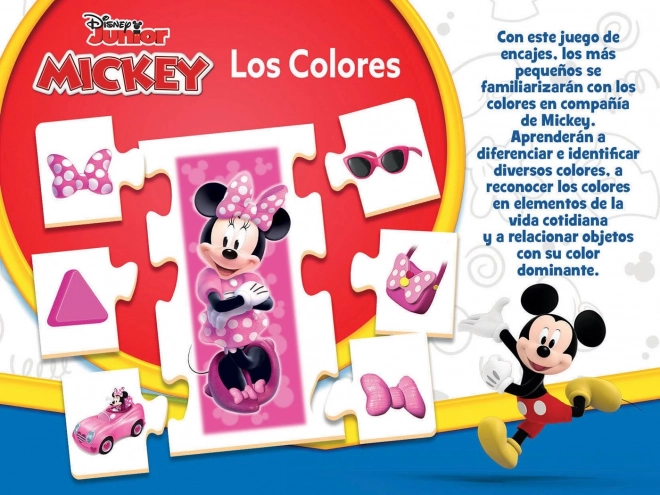 Educa Puzzle Mickey und Freunde: Farben lernen