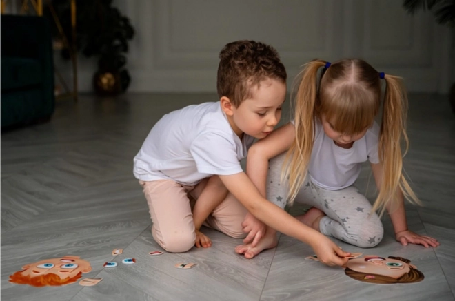 Pexi Klettverschluss Puzzles - Emotionen