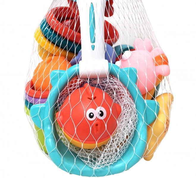 Woopie Wasserspielzeug Set für Bad und Sand 17-teilig