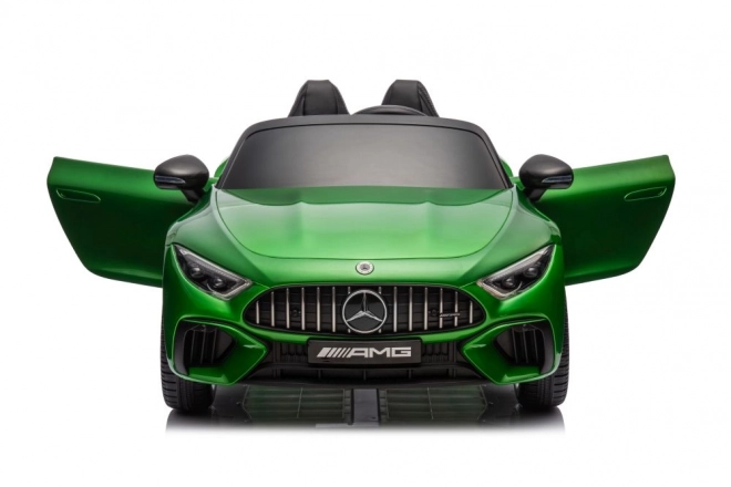 Elektrisches Kinderauto MERCEDES AMG SL63 Grün Lackiert