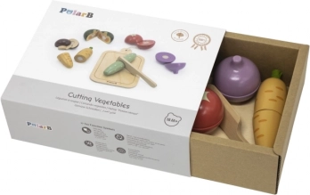 Holz-Set zum Schneiden von Gemüse für Kinder