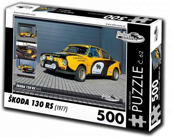 Retro-Autos Puzzle Škoda 130 RS 1977