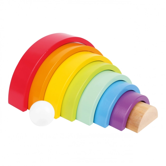 Motorik-Regenbogen aus Holz für Kleinkinder von Small Foot