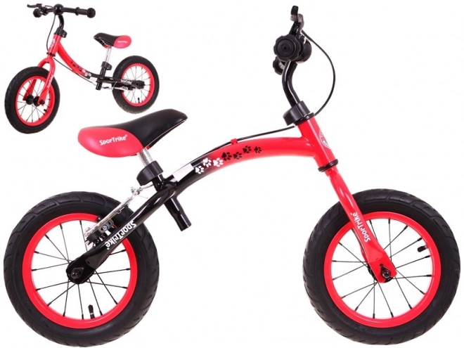 Laufrad Kinder Boomerang Sportrike Rot