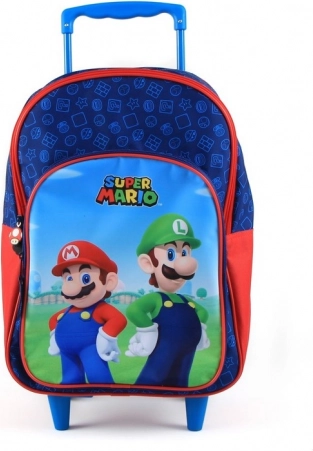 Schulranzen auf Rollen Super Mario