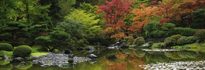 Puzzle mit 1000 Teilen – Zen-Spiegelung Panorama